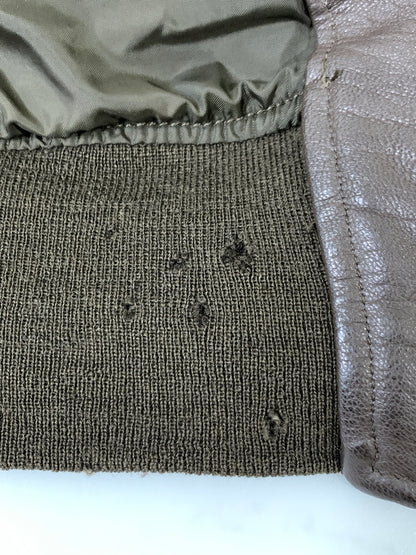 【中古品】【メンズ】 U.S.NAVY アメリカ海軍 70's G-1 FLIGHT JACKET MIL-J-7823D 70年代 G-1 フライトジャケット アウター 146-261020-yn-03-min サイズ：36 カラー：ブラウン 万代Net店