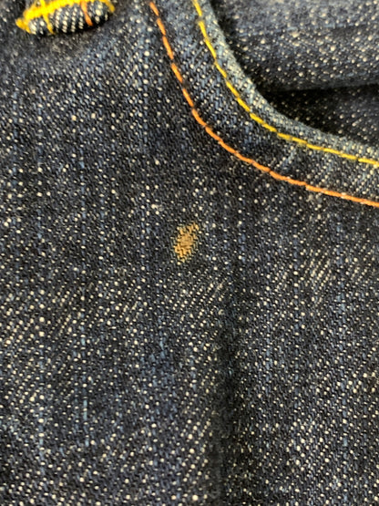 【中古品】【メンズ】 EVISU エヴィス DENIM PANTS LOT2001 デニムパンツ メンズ ストレート ジーンズ ボトムス ジーパン 刺繍 156-261020-em-14-min サイズ：34×35 カラー：インディゴ 万代Net店