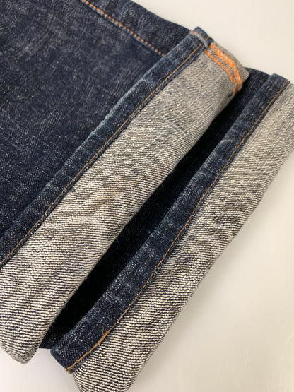 【中古品】【メンズ】 EVISU エヴィス DENIM PANTS LOT2001 デニムパンツ メンズ ストレート ジーンズ ボトムス ジーパン 刺繍 156-261020-em-14-min サイズ：34×35 カラー：インディゴ 万代Net店