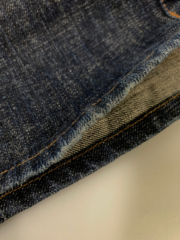 【中古品】【メンズ】 EVISU エヴィス DENIM PANTS LOT2001 デニムパンツ メンズ ストレート ジーンズ ボトムス ジーパン 刺繍 156-261020-em-14-min サイズ：34×35 カラー：インディゴ 万代Net店