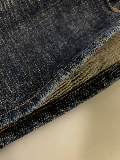 【中古品】【メンズ】 EVISU エヴィス DENIM PANTS LOT2001 デニムパンツ メンズ ストレート ジーンズ ボトムス ジーパン 刺繍 156-261020-em-14-min サイズ：34×35 カラー：インディゴ 万代Net店