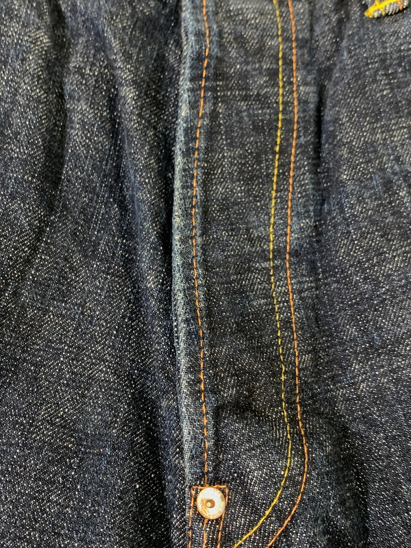 【中古品】【メンズ】 EVISU エヴィス DENIM PANTS LOT2001 デニムパンツ メンズ ストレート ジーンズ ボトムス ジーパン 刺繍 156-261020-em-14-min サイズ：34×35 カラー：インディゴ 万代Net店