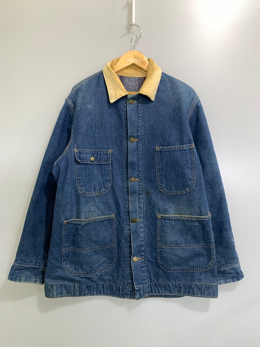 【中古品】【メンズ】 SEARS シアーズ 70S USA製 DENIM COVERALL 70年代 アメリカ製 デニム カバーオール メンズ アウター ジャケット 146-261016-em-40-min サイズ：LARGE 42-44 カラー：インディゴ 万代Net店