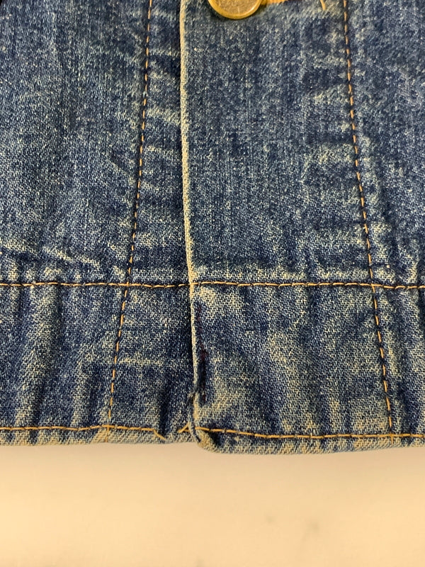 【中古品】【メンズ】 SEARS シアーズ 70S USA製 DENIM COVERALL 70年代 アメリカ製 デニム カバーオール メンズ アウター ジャケット 146-261016-em-40-min サイズ：LARGE 42-44 カラー：インディゴ 万代Net店