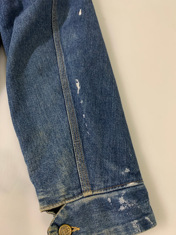 【中古品】【メンズ】 SEARS シアーズ 70S USA製 DENIM COVERALL 70年代 アメリカ製 デニム カバーオール メンズ アウター ジャケット 146-261016-em-40-min サイズ：LARGE 42-44 カラー：インディゴ 万代Net店