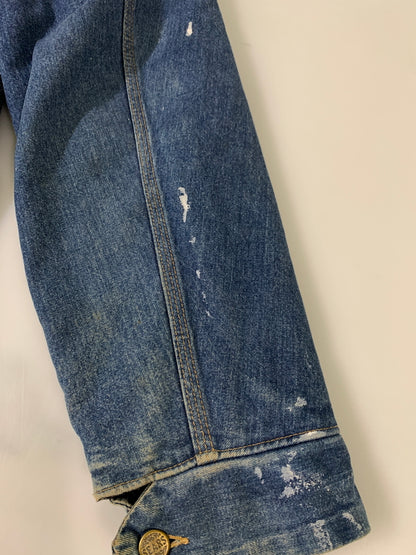 【中古品】【メンズ】 SEARS シアーズ 70S USA製 DENIM COVERALL 70年代 アメリカ製 デニム カバーオール メンズ アウター ジャケット 146-261016-em-40-min サイズ：LARGE 42-44 カラー：インディゴ 万代Net店