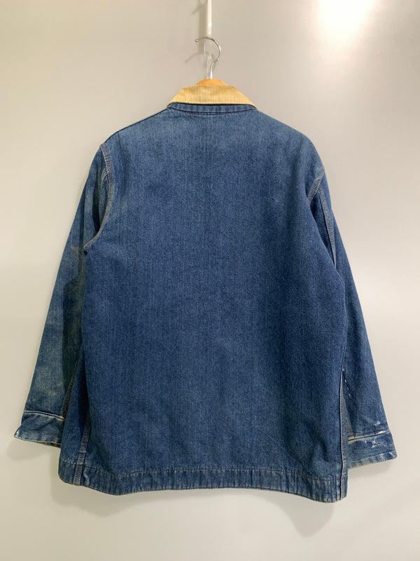 【中古品】【メンズ】 SEARS シアーズ 70S USA製 DENIM COVERALL 70年代 アメリカ製 デニム カバーオール メンズ アウター ジャケット 146-261016-em-40-min サイズ：LARGE 42-44 カラー：インディゴ 万代Net店