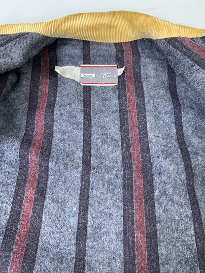 【中古品】【メンズ】 SEARS シアーズ 70S USA製 DENIM COVERALL 70年代 アメリカ製 デニム カバーオール メンズ アウター ジャケット 146-261016-em-40-min サイズ：LARGE 42-44 カラー：インディゴ 万代Net店