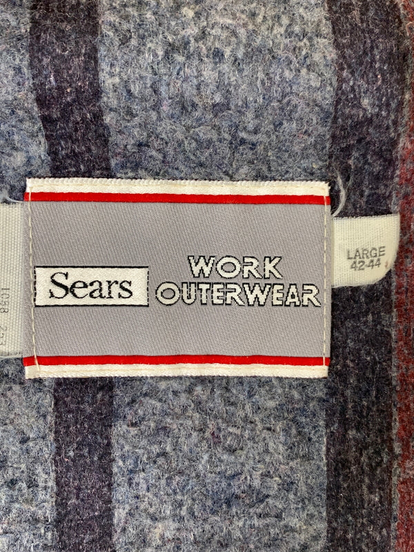 【中古品】【メンズ】 SEARS シアーズ 70S USA製 DENIM COVERALL 70年代 アメリカ製 デニム カバーオール メンズ アウター ジャケット 146-261016-em-40-min サイズ：LARGE 42-44 カラー：インディゴ 万代Net店