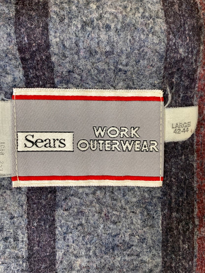 【中古品】【メンズ】 SEARS シアーズ 70S USA製 DENIM COVERALL 70年代 アメリカ製 デニム カバーオール メンズ アウター ジャケット 146-261016-em-40-min サイズ：LARGE 42-44 カラー：インディゴ 万代Net店