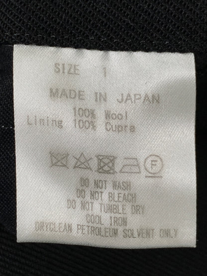 【中古品】【メンズ】 MARKAWARE マーカウェア WIDE TROUSERS ワイド トラウザーズ メンズ ボトムス パンツ プリーツ 151-261016-em-46-min サイズ：1 カラー：ブラック 万代Net店