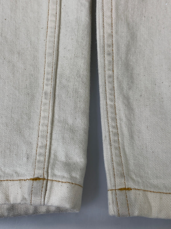 【中古品】【メンズ】 MARKA マーカ 22SS M-35 PAINTED 10oz ORGANIC COTTON DENIM M22B-13PT11C オーガニックコットン デニム メンズ ボトムス パンツ ジーンズ 151-261016-em-47-min サイズ：2 カラー：オフホワイト 万代Net店