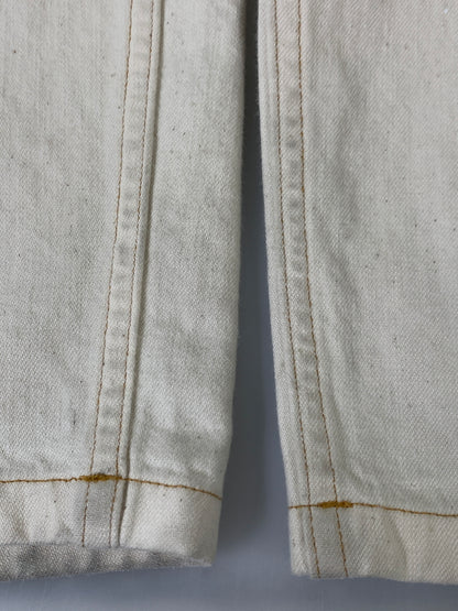 【中古品】【メンズ】 MARKA マーカ 22SS M-35 PAINTED 10oz ORGANIC COTTON DENIM M22B-13PT11C オーガニックコットン デニム メンズ ボトムス パンツ ジーンズ 151-261016-em-47-min サイズ：2 カラー：オフホワイト 万代Net店