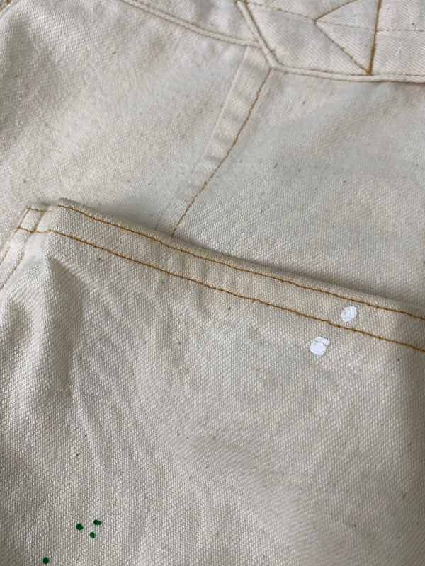 【中古品】【メンズ】 MARKA マーカ 22SS M-35 PAINTED 10oz ORGANIC COTTON DENIM M22B-13PT11C オーガニックコットン デニム メンズ ボトムス パンツ ジーンズ 151-261016-em-47-min サイズ：2 カラー：オフホワイト 万代Net店