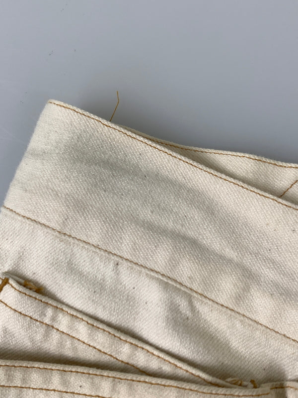 【中古品】【メンズ】 MARKA マーカ 22SS M-35 PAINTED 10oz ORGANIC COTTON DENIM M22B-13PT11C オーガニックコットン デニム メンズ ボトムス パンツ ジーンズ 151-261016-em-47-min サイズ：2 カラー：オフホワイト 万代Net店