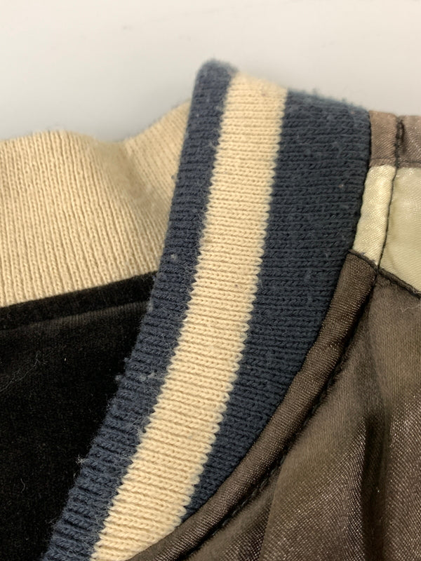 【現状渡し品】【メンズ】 BARCEDOS バルセドス REVERSIBLE BELOA SUKAJAN リバーシブル ベロア スカジャン メンズ アウター 刺繍 145-261020-em-23-min カラー：ブラック/ブラウン 万代Net店