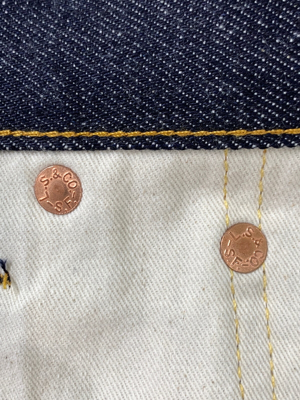 【中古美品】【メンズ】 LEVI'S VINTAGE CLOTHING リーバイスビンテージクロージング 1955 501XX JEANS RIGID 50155-0079 501XX ジーンズ リジッド 156-261016-em-32-min サイズ：W34/L34 カラー：ブルーインディゴ 万代Net店