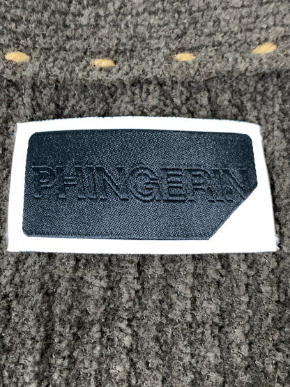 【中古品】【メンズ】 PHINGERIN フィンガリン PG1 POCKET CARDIGAN PD-252-KN-021 ポケット カーディガン メンズ 前開き ニット ポケット アウター 140-261020-em-08-min サイズ：L カラー：ブラウン/ベージュ 万代Net店
