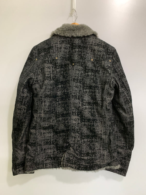 【中古品】【メンズ】 CUSTOM CULTURE カスタムカルチャー Y2K ARCHIVE FUR JACKET アーカイブ ファー ジャケット アウター 140-261020-yn-15-min サイズ：L カラー：ブラック 万代Net店
