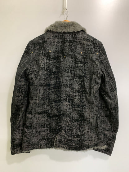 【中古品】【メンズ】 CUSTOM CULTURE カスタムカルチャー Y2K ARCHIVE FUR JACKET アーカイブ ファー ジャケット アウター 140-261020-yn-15-min サイズ：L カラー：ブラック 万代Net店