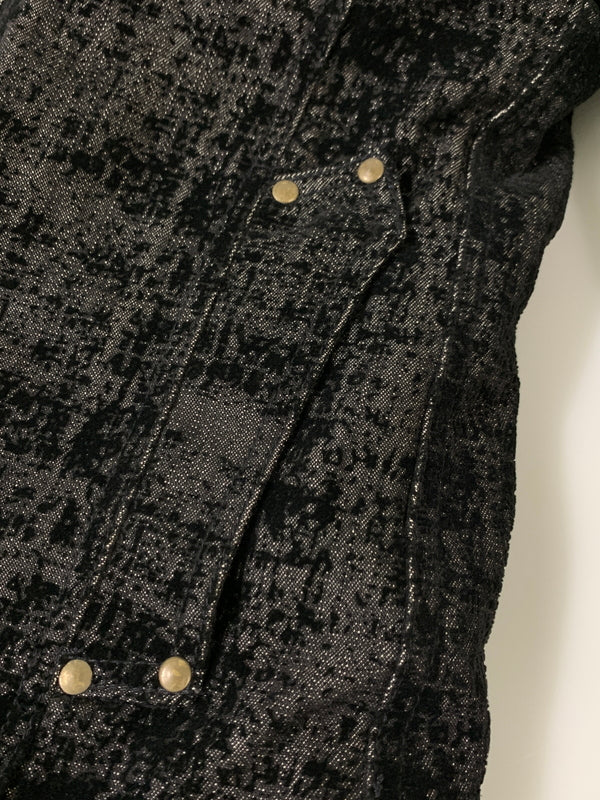 【中古品】【メンズ】 CUSTOM CULTURE カスタムカルチャー Y2K ARCHIVE FUR JACKET アーカイブ ファー ジャケット アウター 140-261020-yn-15-min サイズ：L カラー：ブラック 万代Net店