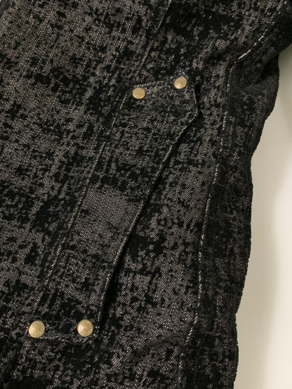 【中古品】【メンズ】 CUSTOM CULTURE カスタムカルチャー Y2K ARCHIVE FUR JACKET アーカイブ ファー ジャケット アウター 140-261020-yn-15-min サイズ：L カラー：ブラック 万代Net店