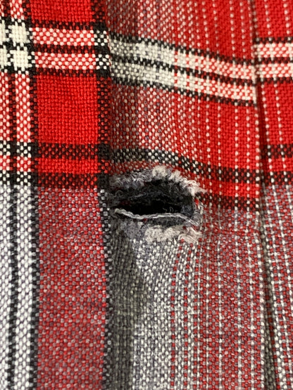 【現状渡し品】【メンズ】 TOWNCRAFT タウンクラフト 60-70S CHECKED SHIRT 60年代 70年代 チェックシャツ 長袖 メンズ トップス ヴィンテージ 146-261020-em-10-min サイズ：M 15-15 1/2 カラー：レッド系 万代Net店