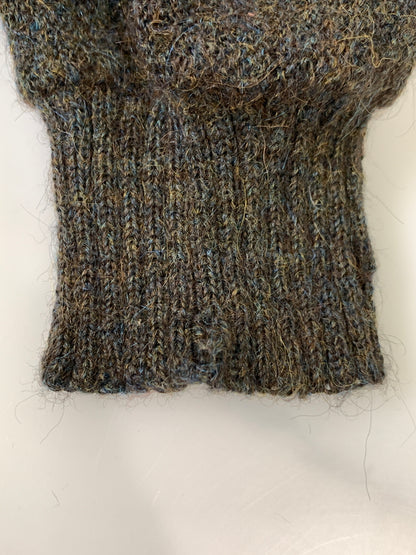 【現状渡し品】【メンズ】 VINTAGE ヴィンテージ ALPACA MIX CARDIGAN 推定60'S アルパカ ミックス カーディガン メンズ 前開き ニット 推定60年代 146-261020-em-03-min サイズ：L カラー：ブラウン系 万代Net店