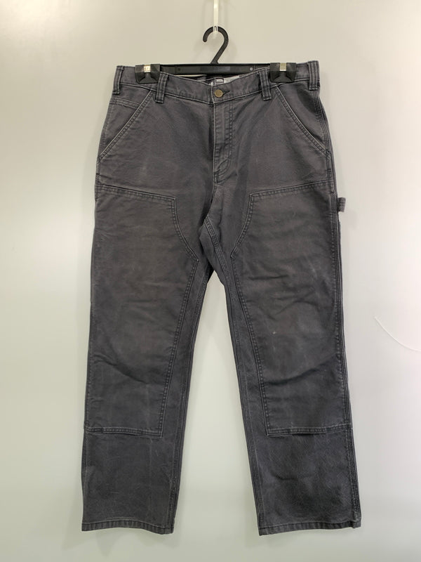 【中古品】【メンズ】 CARHARTT カーハート RELAXED FIT DOUBLE KNEE WORK PANTS リラックスフィット ダブルニー ワークパンツ メンズ ボトムス ペインター 158-261022-em-10-min サイズ：34×30 カラー：チャコールグレー 万代Net店