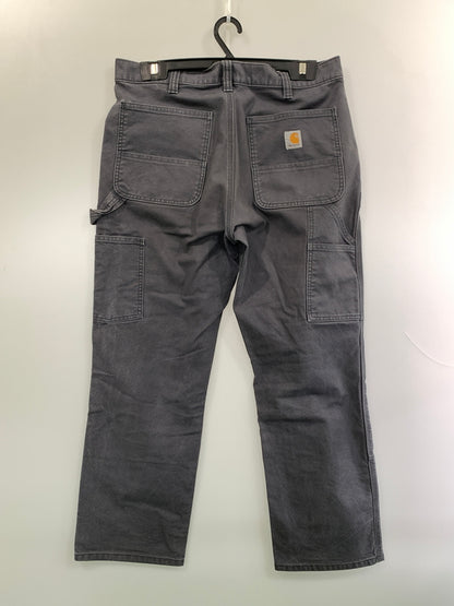 【中古品】【メンズ】 CARHARTT カーハート RELAXED FIT DOUBLE KNEE WORK PANTS リラックスフィット ダブルニー ワークパンツ メンズ ボトムス ペインター 158-261022-em-10-min サイズ：34×30 カラー：チャコールグレー 万代Net店