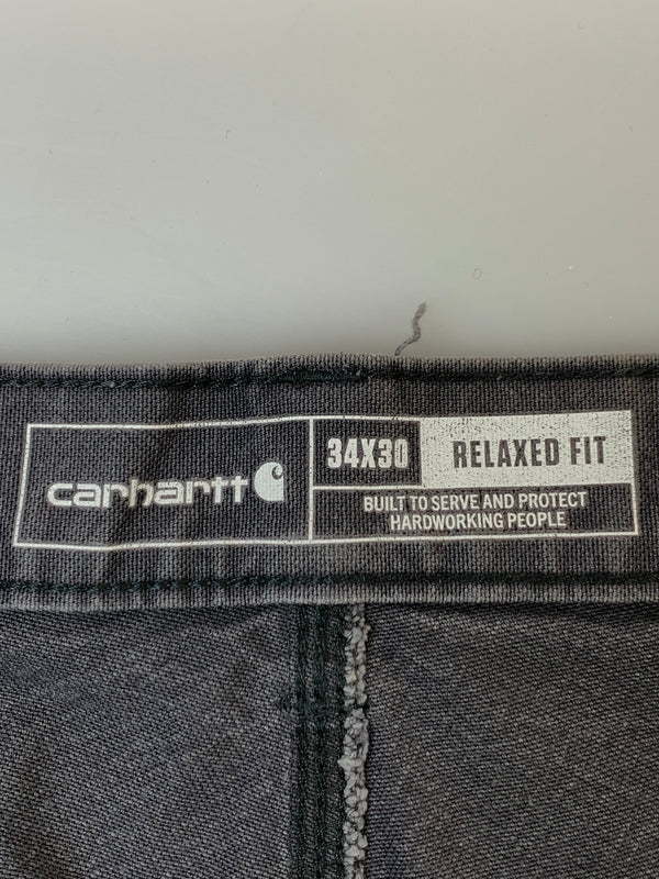 【中古品】【メンズ】 CARHARTT カーハート RELAXED FIT DOUBLE KNEE WORK PANTS リラックスフィット ダブルニー ワークパンツ メンズ ボトムス ペインター 158-261022-em-10-min サイズ：34×30 カラー：チャコールグレー 万代Net店
