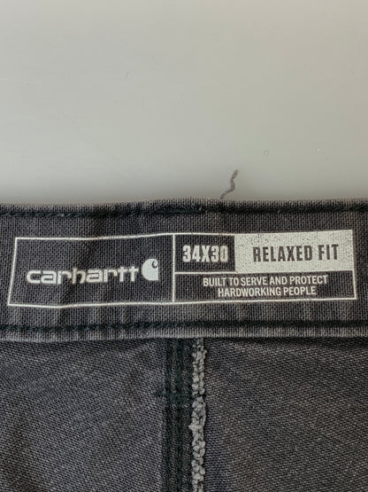 【中古品】【メンズ】 CARHARTT カーハート RELAXED FIT DOUBLE KNEE WORK PANTS リラックスフィット ダブルニー ワークパンツ メンズ ボトムス ペインター 158-261022-em-10-min サイズ：34×30 カラー：チャコールグレー 万代Net店