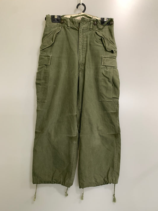 【現状渡し品】【メンズ】 U.S.ARMY ユーエスアーミー 50'S M-51 FIELD TROUSERS 50年代 M-51 フィールド トラウザーズ ミリタリー パンツ カーゴパンツ 157-261020-em-15-min カラー：カーキグリーン 万代Net店
