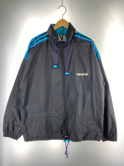 【現状渡し品】【メンズ】 ADIDAS アディダス 80S 万国旗タグ ジャケット ヴィンテージ アウター 146-261023-hu-36-min サイズ：M カラー：ブラック 万代Net店