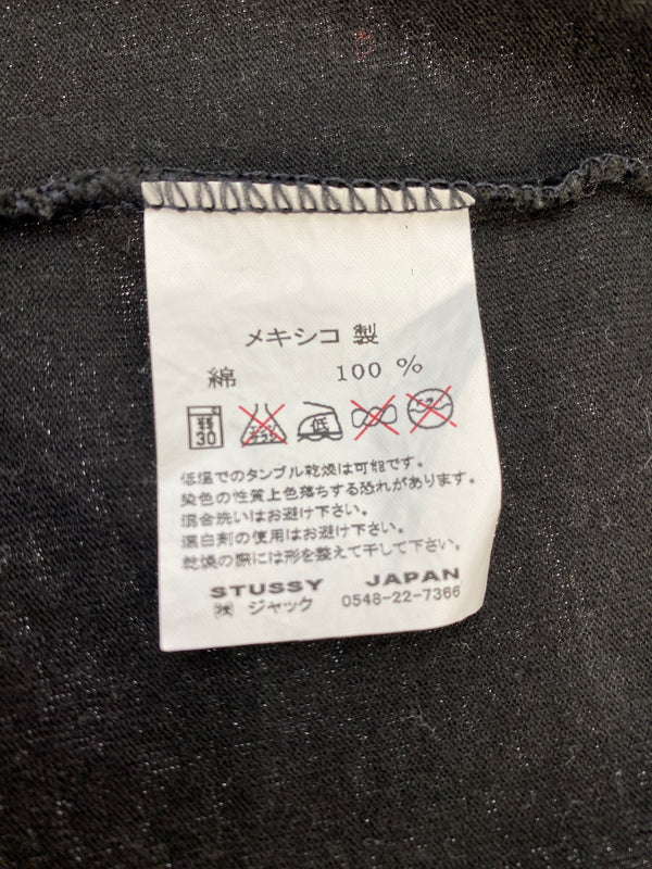 【中古品】【メンズ】 STUSSY ステューシー INCREASE THE PEACE LS TEE インクリース ザ ピース ロングスリーブ Tシャツ 142-261023-hu-28-min サイズ：S カラー：ブラック 万代Net店