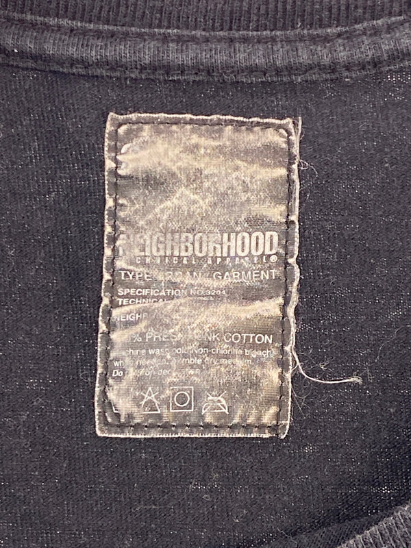 【中古品】【メンズ】 NEIGHBORHOOD ネイバーフッド TECHNICAL APPAREL TOKYO LS TEE テクニカル アパレル トウキョウ TEE Tシャツ 142-261023-hu-27-min サイズ：タグ印字消えのため不明 カラー：ブラック（色あせ） 万代Net店