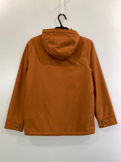 【中古品】【ボーイズ】 PATAGONIA パタゴニア BOYS' INFURNO JACKET 68460 ボーイズ インファーノ ジャケット キッズ フード付き 防寒 173-261020-em-80-min サイズ：L(12） カラー：ブラウン系 万代Net店