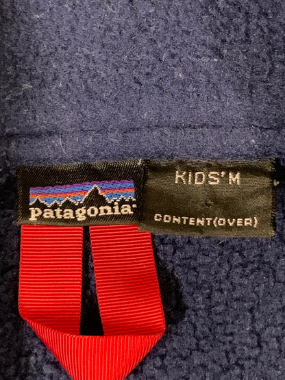 【中古品】【キッズ】 PATAGONIA パタゴニア KIDS SYNCHILLA SNAPT キッズ シンチラスナップT トップス 173-261020-yn-14-min サイズ：KIDS M カラー：ネイビー 万代Net店