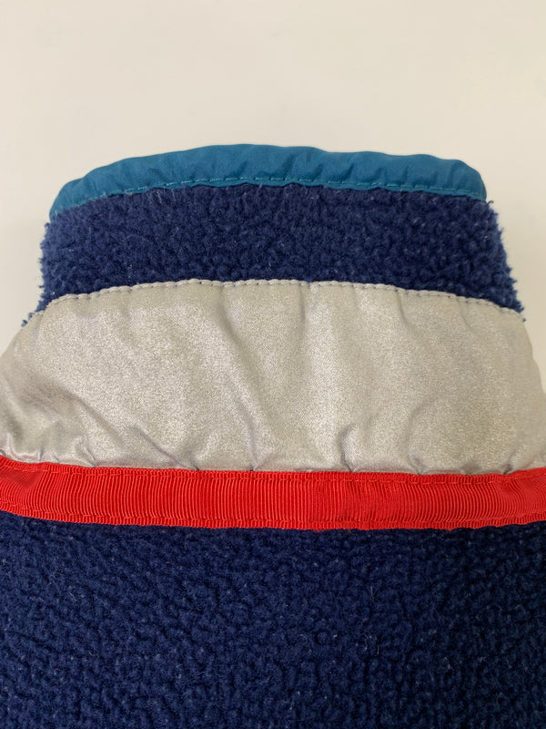 【中古品】【キッズ】 PATAGONIA パタゴニア KIDS SYNCHILLA SNAPT キッズ シンチラスナップT トップス 173-261020-yn-14-min サイズ：KIDS M カラー：ネイビー 万代Net店