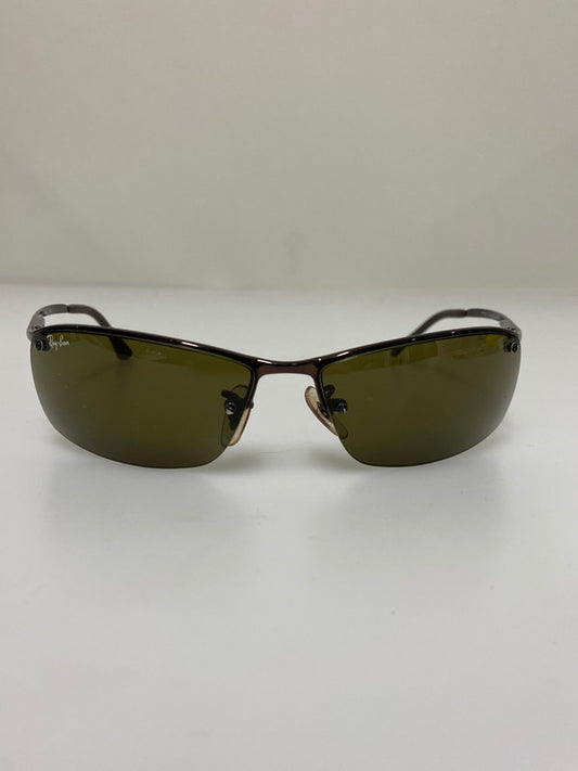 【中古品】【メンズ】 RAY-BAN レイバン RB3183 サングラス アクセサリー アイウェア 203-261021-hu-30-min サイズ：63□15 カラー：ブラウン系 万代Net店