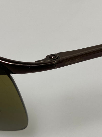 【中古品】【メンズ】 RAY-BAN レイバン RB3183 サングラス アクセサリー アイウェア 203-261021-hu-30-min サイズ：63□15 カラー：ブラウン系 万代Net店
