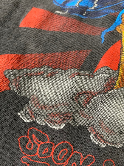 【現状渡し品】【メンズ】 METALLICA メタリカ 80年代 PUSHEAD RAGLAN TEE プッシュヘッド ラグラン Tシャツ トップス 146-261027-jt-41-min サイズ：サイズ不明 下記参照 カラー：グレー/ライトブルー 万代Net店