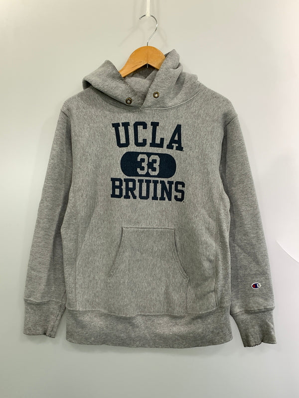 【中古品】【メンズ】 CHAMPION チャンピオン 赤単タグ REVERSE WEAVE UCLA リバース ウィーブ フーディー パーカー トップス 146-261028-hu-33-min サイズ：L カラー：グレー 万代Net店