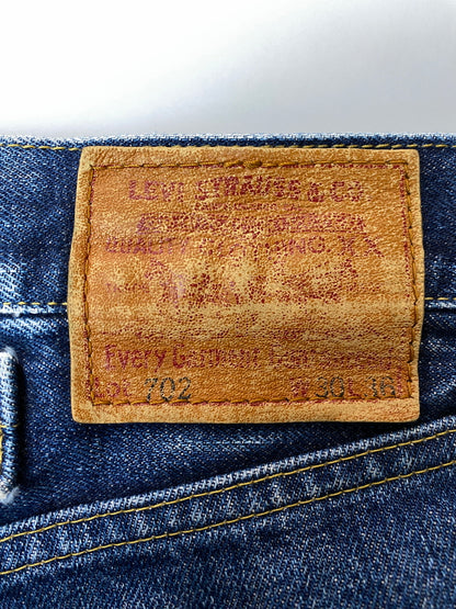 【現状渡し品】【メンズ】 LEVI'S リーバイス 90S 702XX復刻 DENIM PANT 90年代 デニム パンツ メンズ ボトムス ジーンズ ジーパン 157-261022-em-54-min サイズ：30×36 カラー：インディゴブルー 万代Net店