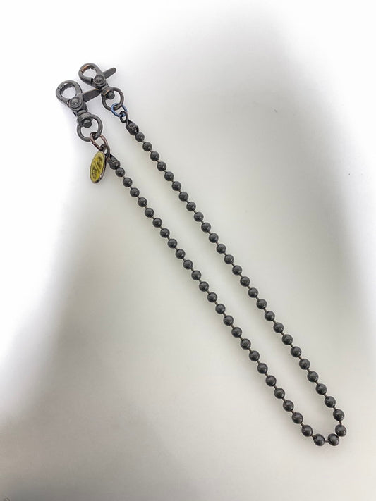 【中古品】【メンズ】 HYSTERIC GLAMOUR ヒステリックグラマー ボールウォレットチェーン アクセサリー 192-261021-hu-28-min カラー：ブラック 万代Net店
