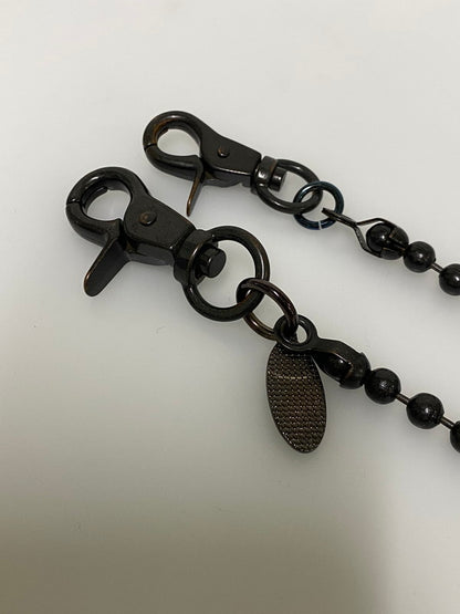 【中古品】【メンズ】 HYSTERIC GLAMOUR ヒステリックグラマー ボールウォレットチェーン アクセサリー 192-261021-hu-28-min カラー：ブラック 万代Net店