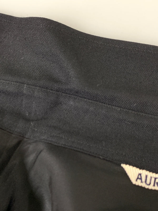 【中古品】【メンズ】 AURALEE オーラリー SUPER LIGHT WOOL SHIRTS A21AS01OS スーパーライトウールシャツ 長袖シャツ トップス 140-261020-yn-04-min サイズ：4 カラー：ブラック 万代Net店