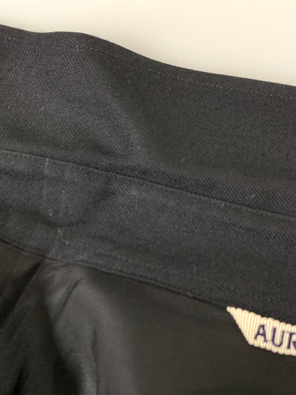 【中古品】【メンズ】 AURALEE オーラリー SUPER LIGHT WOOL SHIRTS A21AS01OS スーパーライトウールシャツ 長袖シャツ トップス 140-261020-yn-04-min サイズ：4 カラー：ブラック 万代Net店