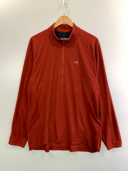 【中古品】【メンズ】 ARC'TERYX アークテリクス DELTA LT JACKET 11625-7-SS001755 デルタ エルティー ジャケット ハーフジップ 軽量 ライトジャケット 144-261022-em-08-min サイズ：XL カラー：オレンジ系 万代Net店