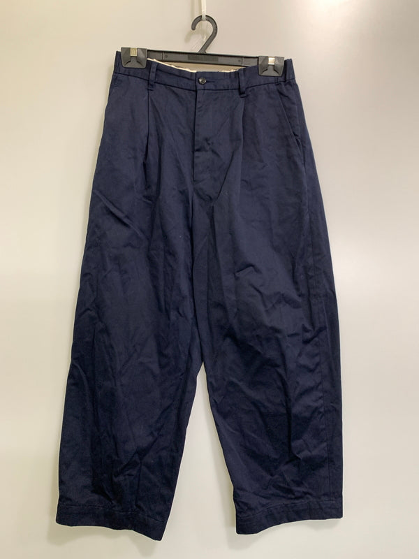 【中古品】【メンズ】 GRAPHPAPER グラフペーパー WESTPOINT CHINO WIDE TAPERED TROUSER GM251-40070B ウエストポイント チノ ワイドテーパードパンツ ボトムス 151-261020-yn-13-min サイズ：1 カラー：ネイビー 万代Net店